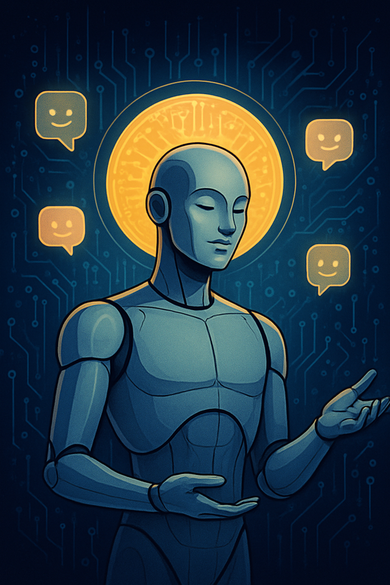 AI, the New God of the Digital Age: The Anthropomorphization of Artificial Intelligence Between Fascination and Confusion