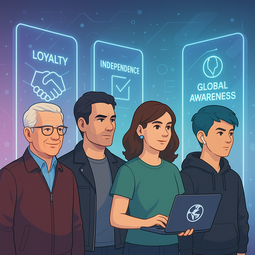 Generations in the Mirror: From Baby Boomers to Alpha – A Brief Psychological and Historical Perspective