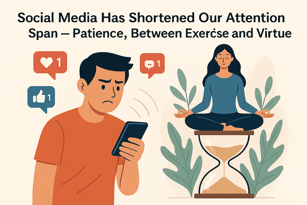 Social Media Has Shortened Our Attention Span – Patience, Between Exercise and Virtue