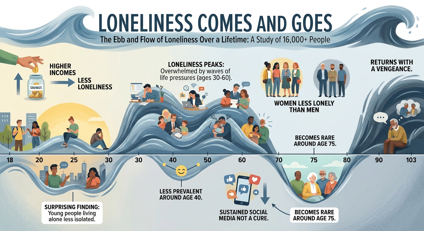 Loneliness comes and goes.
