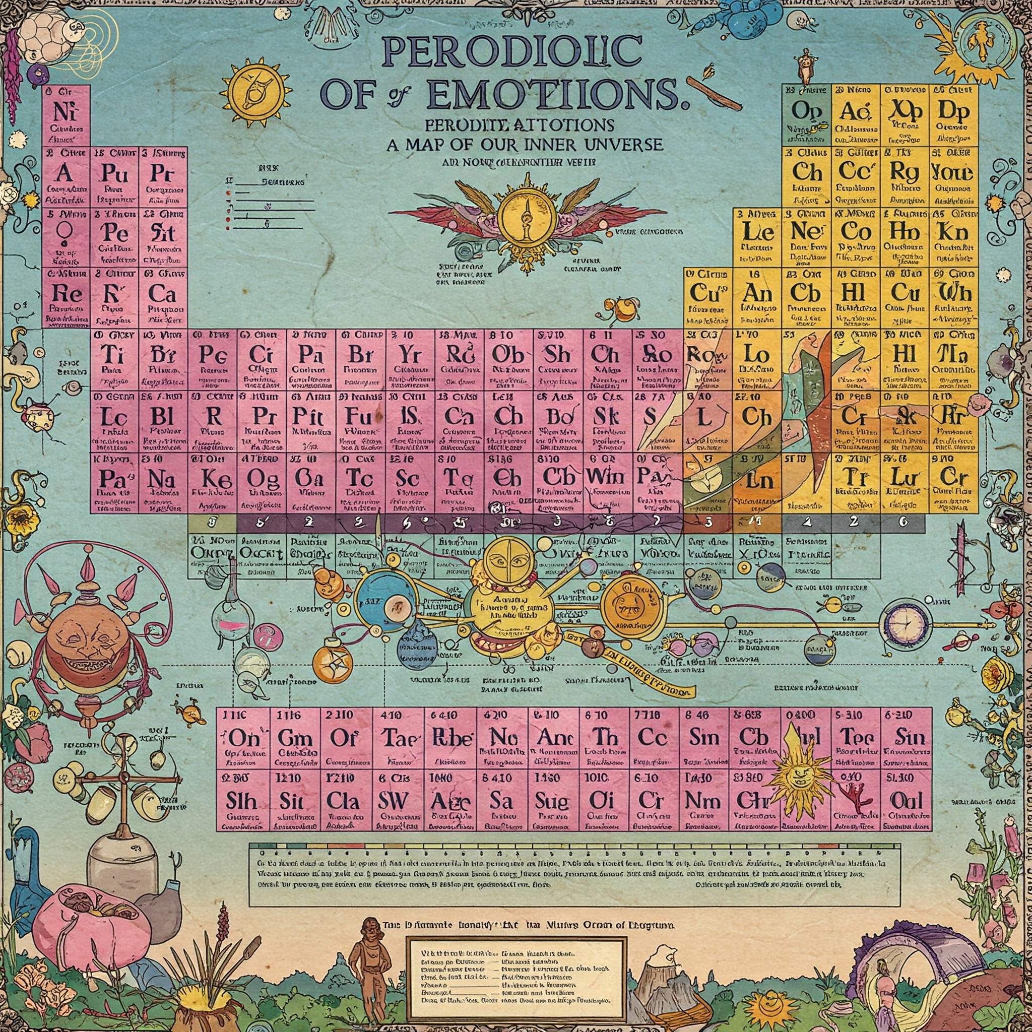 The Periodic Table of Emotions: A Map of Our Inner Universe